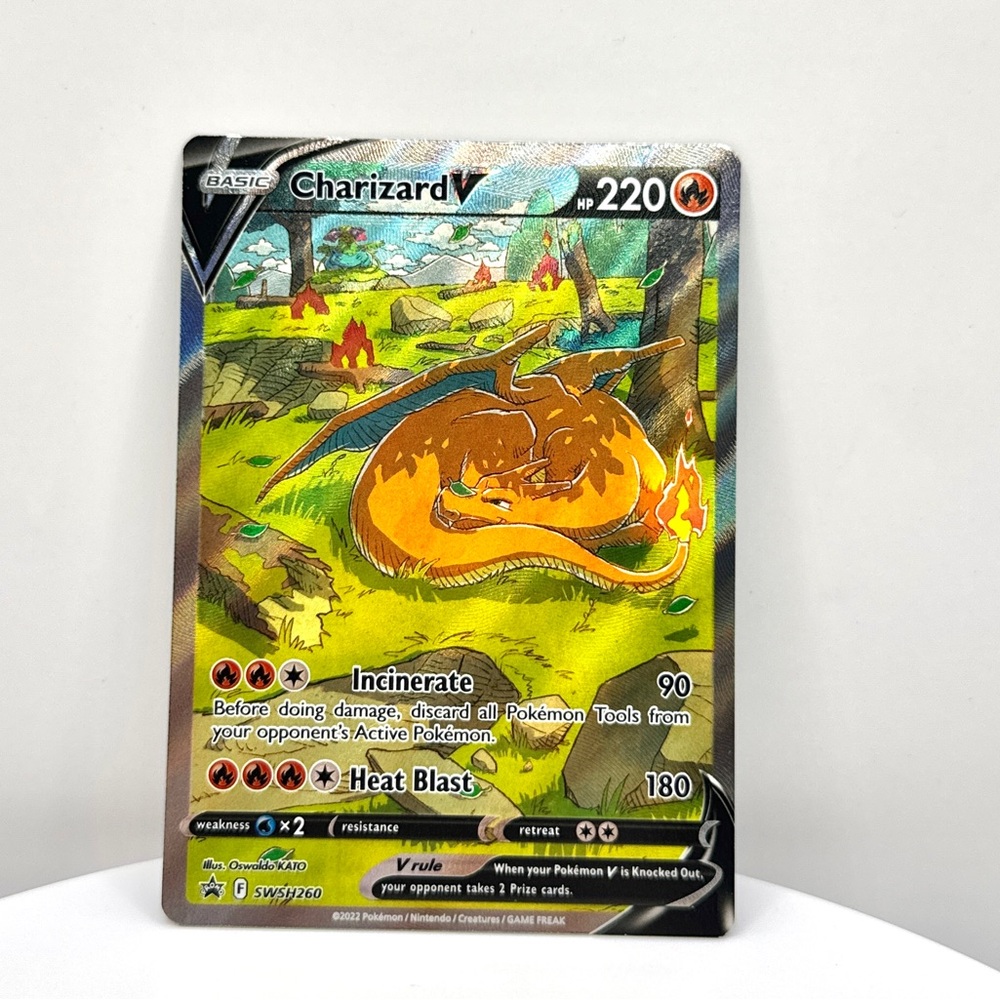 Pokemon ~ Charizard V Card
